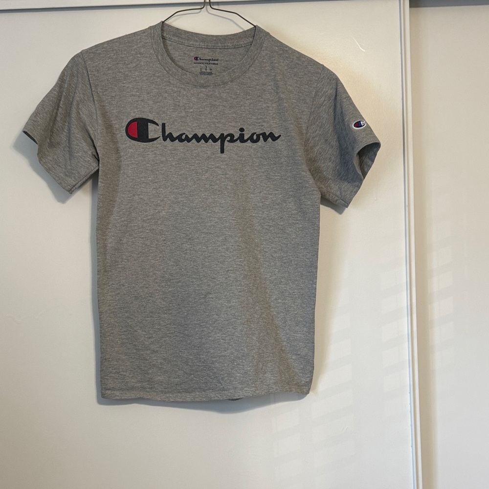 Champion Heather Gray Short Sleeve Tee